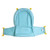 LA GUAPA Baby Bath Seat Support Net  with Four Safety Support Corner  Bathtub Sling Shower Mesh  Adjustable Comfortable Non-Slip Bath Seat for Infant 0-3 Years  Blue