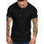 Mens Muscle Cotton Tee Shirt Bodybuilding Gym Short Sleeve Workout Athletic Cotton Shirt Black Mens Muscle Cotton Tee Shirt Bodybuilding Gym Short Sleeve Workout Athletic Cotton Shirt Black