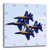 3dRose DPP_60480_2 Blue Angels at Air Show Wall Clock, 13 by 13"