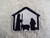 Jesus Joseph Mary Nativity MANGER Embroidered Iron-on Patch