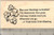 Shamrock Irish Blessing Rubber Stamp - Wood Mounted