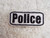 POLICE Embroidered Iron-on Patch