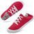 Women s Slip on Shoes Fashion Canvas Sneakers Classic Non Slip Casual Shoes?Red.6?