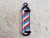 Barber Shop Pole Embroidered Iron-on Patch