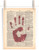 Supernatural Red Hand Print 8.5 x 11 Vintage Dictionary Page Unframed Art Print