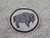 American WHITE BUFFALO Bison Embroidered Iron-on Patch