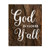 inch God Is Good Y all inch  Inspirational Quotes Wall Art -8 x 10 inch  Rustic Christian Poster Print-Ready to Frame. Motivational Decor for Home-Office-Farmhouse-Church. Great Sign for Faith and Inspiration