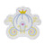 Princess Carriage Applique Patch your choice of sew on or iron on patch