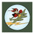 World War II Insignia - 428th Fighter Squadron - 8x8 Print