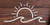 BrandedClub - Sun  and  Wave Symbol Vinyl Decal White - Sticker for Laptop  Car  Truck  Wall Art