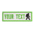 Custom Bigfoot Zombie Green Your Text Embroidered Premium Patch DIY Iron-on or Sew-on Decorative Badge Emblem Vacation Souvenir Travel Gear Clothes Appliques