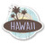 Hawaii Vinyl Sticker Decal Laptop Car Bumper Sticker Travel Luggage Car iPad Sign Fun 5 inch