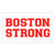 CNW Studio Boston-Strong-Car-Red Decal Vinyl Bumper Sticker 5 inch