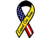 JR Studio 3x6 inch Ribbon Shaped Support Our Troops Sticker  US Support Army Marines Navy  Vinyl Decal Sticker Car Waterproof Car Decal Bumper Sticker