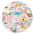 Inspirational Stickers for Laptop 50pcs  Reward Motivational Stickers for Teens  Students  Teachers and Employees  Waterproof Vinyl Positive Stickers for Skateboard Computer Phone Cup