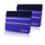 Zanch Purple Felt Squeegee Tool Window Tint Vinyl Squeegee Car Film Wrap Scrape Graphic Decal Wrapping Wallpaper Installing Craft Scraper with Black Fabric Felt Edge 