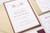 Custom Wedding Invitations  Modern Contemporary Wedding Set with Enclosures  Melanie Sample