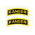 Two Pack United States Army Rangers Sticker Decal Self Adhesive Vinyl Elite Infantry Unit Made in USA