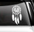 Dream Catcher Monogram Car Decal- Block Font