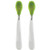 OXO Tot Feeding Spoon Set with Soft Silicone- Green