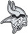NFL Rico Industries Chrome Finished Auto Emblem 3D Sticker  Minnesota Vikings