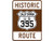 American Vinyl Historic Route California 395 Brown Sign Sticker  Decal Travel rv Road us Highway