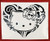 Hello Kitty Heart Skull Black Vinyl Decal New Gift