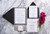 Personalized Glitter Wedding Invitation  Elegant Wedding card set  Heather sample