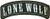 LONE WOLF ROCKER Embroidered Quality Motorcycle MC NEW Biker Vest Patch PAT-1154 by heygidday