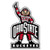 Craftique Ohio State Decal  REF Smiling Brutus Decal  4     4 inch