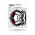 NCAA Rico Industries Small Static Cling Decal  Georgia Bulldogs - Bulldog