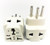 VCT Universal Switzerland Travel Plug Adapter with 2-outlets  Type J   CE Certified-RoHS Compliant