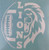 Lions  Football  White Vinyl Decal  Bumper Sticker  New  Gift
