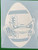 Football With Face White Vinyl Decal  Bumper Sticker  New  Gift