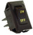 JR Products 12605 Brown SPST Labeled On Off Switch