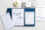 Personalized Glitter Wedding Invitation with Pocketfold  Formal Wedding Invites  Briyelle Sample