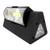Portable 16 Bulb Cob Worklight  Rotates 250 Degrees for Ultimate Coverage  6 Bulb Flashlight  Strong Magnet Mount - Black.