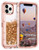 Coolden Case for iPhone 11 Pro MAX Cases Protective Glitter Case for Women Girls Cute Bling Sparkle Heavy Duty Hard Shell Shockproof TPU Case for 2019 Release 6.5 Inches iPhone 11 Pro MAX  Rose Gold