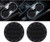 JDopption Car Logo Cup Holder Coaster Insert Cup Mat for Black All Models Silicone  All Models