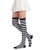 Over Knee Striped Socks Long Thigh High Socks Knit Stocking Socks For Women Girls Black White