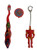 Iron Man Toothbrush - Travel Toothbrush with Mini Chain Figurine and Cap