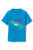 Lands  End G Graphic Mock Neck Rashguard Sunset Little Kid Medium