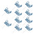 BESTOYARD 10pcs Cheers to 2021 New Year Cupcake Toppers Glitter Cake Toppers Picks 2021 New Year Eve Party Cake Decorations Supplies