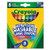 Crayola 523280 Ultra-Clean Washable Crayons  Large  8 Colors Box