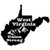 U.S. Custom Stickers West Virginia Union Strong Sticker  3 inch