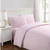 Truly Soft Everyday Printed Gingham 3 Piece Twin Sheet Set in Pink