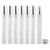 Enslz 10ml Mini Frosted Spray Bottles Refillable Fragrance Perfume Scent Bottle Empty Glass Atomizer for Travel 10 pcs  Silver