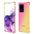 ROSAUI for Samsung Galaxy S21 Case Soft TPU Bumper Slim Shock Absorption Protective Case Gradient Transparent Phone Cover Anti-Scratch Case for Galaxy S21 5G  Gold-Pink