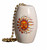 Gotham Decor Celestial Sleepy Sun Porcelain Barrel Shaped Fan Pull Light Pull