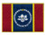 Mississippi State Flag Embroidered Patch Iron-On MS Emblem